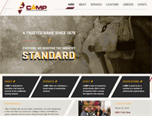 Tablet Screenshot of campconstruction.com